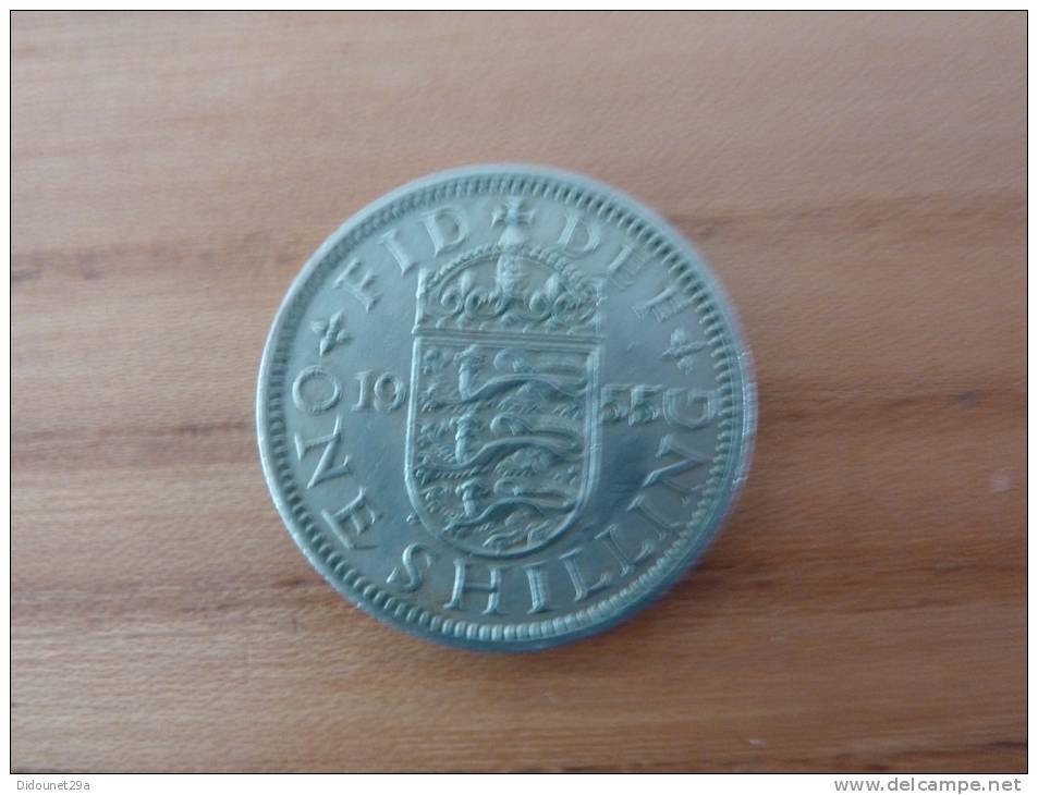 Pièce 1 SHILLING (ONE SCHILLING) (GRANDE-BRETAGNE) ELIZABETH II 1955 MD - I. 1 Shilling