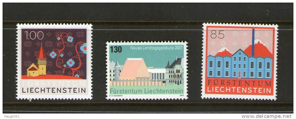 LIECHTENSTEIN 2008  COURANTS    YVERT N°  NEUF MNH** - Ungebraucht