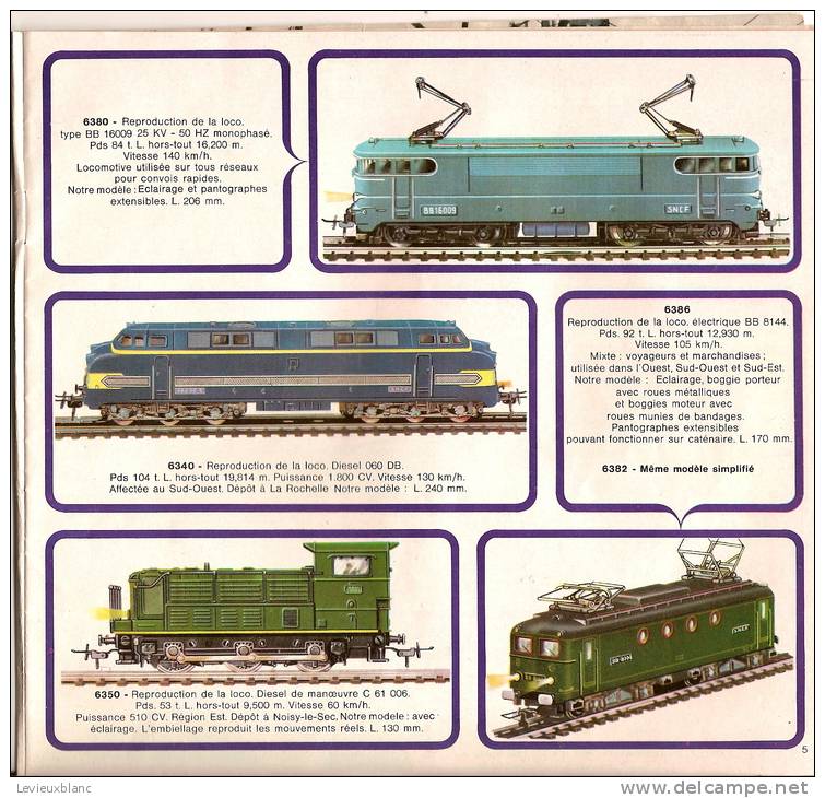 Trains électriques/Catalogue/HOR NBY/1966-1967.                        VOIT14 - Altri & Non Classificati