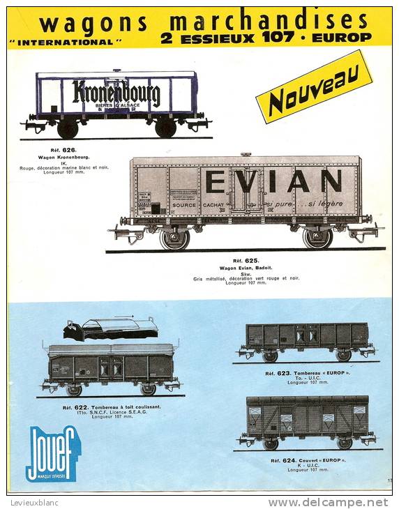 Trains électriques/Catalogue/JOU EF/Années Soixante                      VOIT20 - Autres & Non Classés