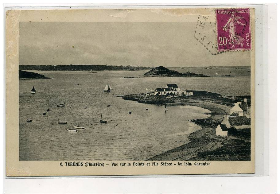 FINISTERE      TERENES                VUE SUR LA POINTE - Autres & Non Classés