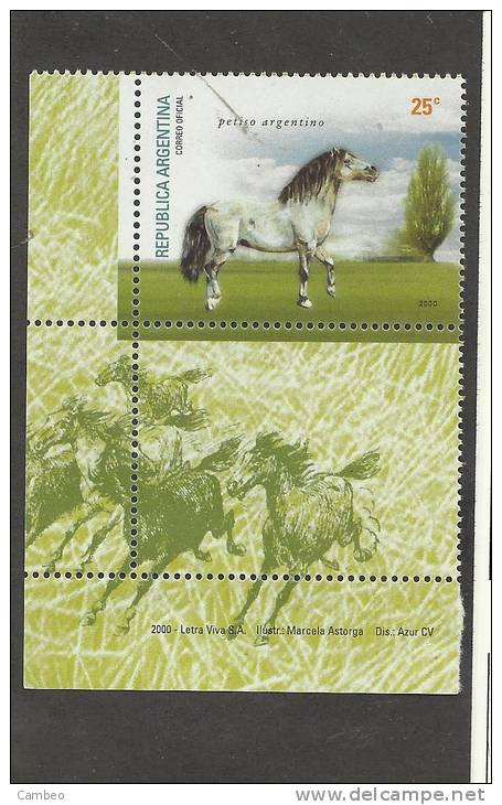 Argentina 2000  MNH ** CHEVAUX   HORSES CABALLOS PETISO ARGENTINO - Unused Stamps