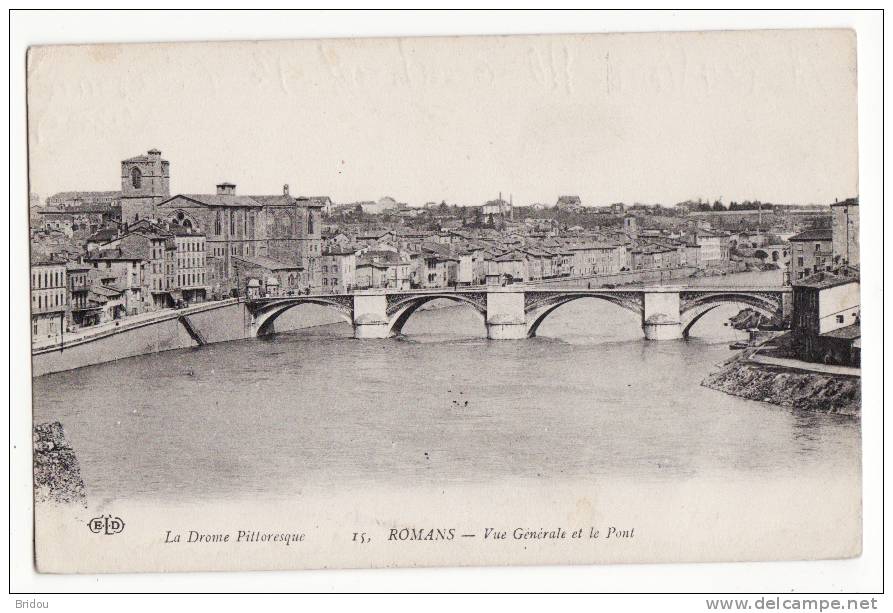 26  ROMANS   Vue Générale Et Le Pont - Romans Sur Isere