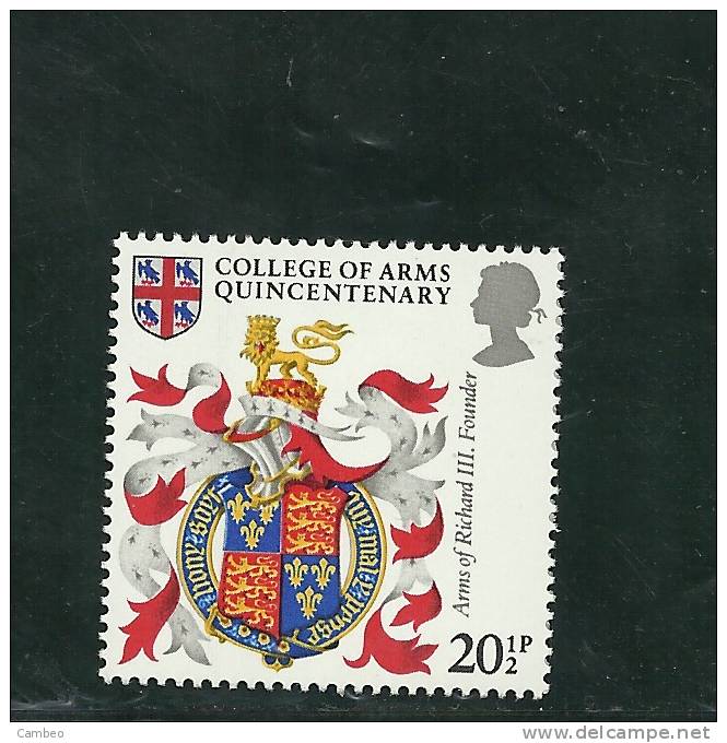 Great Britain  1984  , Coat Of Arms Of College - Unused Stamps