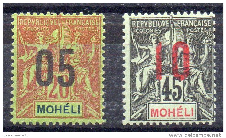 Mohéli  Moheli Y&T 18*, 21* - Sonstige & Ohne Zuordnung