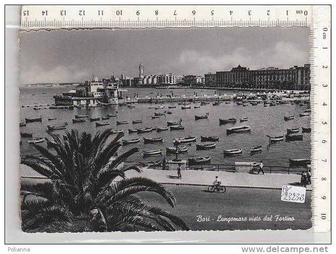 PO2323B# BARI - LUNGOMARE VISTO DAL FORTINO  VG 1956 - Bari