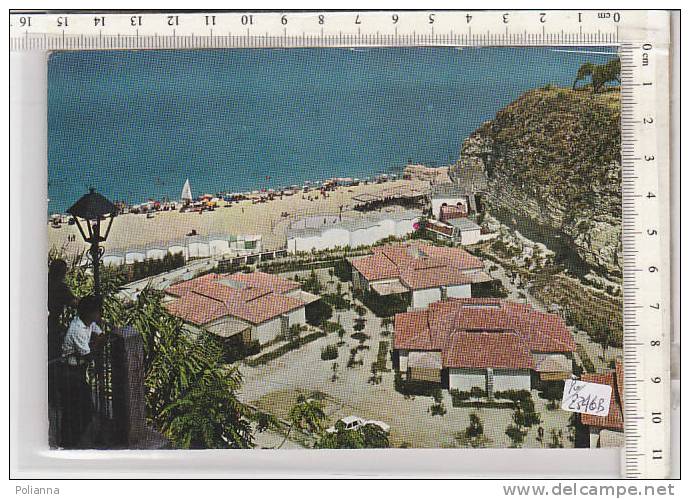 PO2346B# VIBO VALENTIA - TROPEA - VILLAGGIO LE ROCCETTE CON LIDO S.LEONARDO  VG 1968 - Vibo Valentia