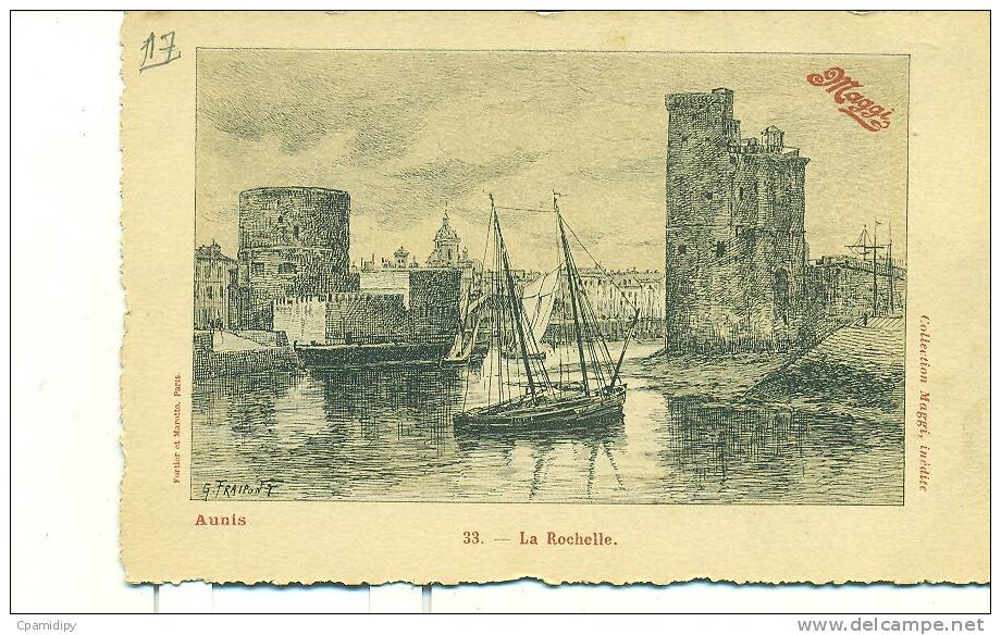 17/LA ROCHELLE - Vue De L´entrée Du Port - Illustration De G.Fraipont - La Rochelle