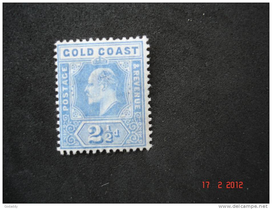 Gold Coast 1907  K.Edward VII    21/2d   SG62   MH - Goudkust (...-1957)