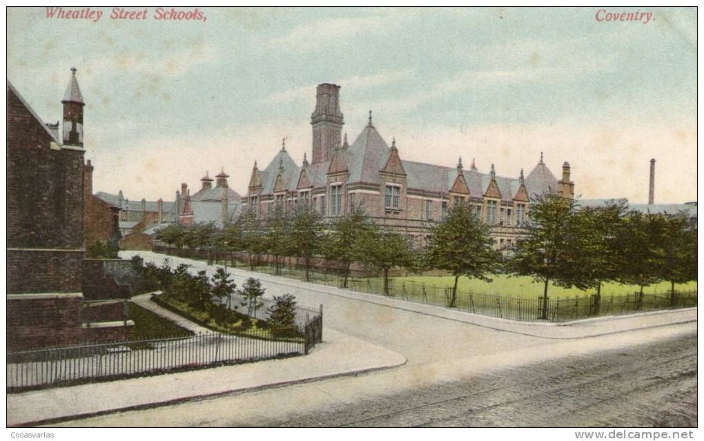 COVENTRY Wheatley Street Schools - OLD ENGLISH POSTCARD - UNCIRCULATED - Burdet - Coventry