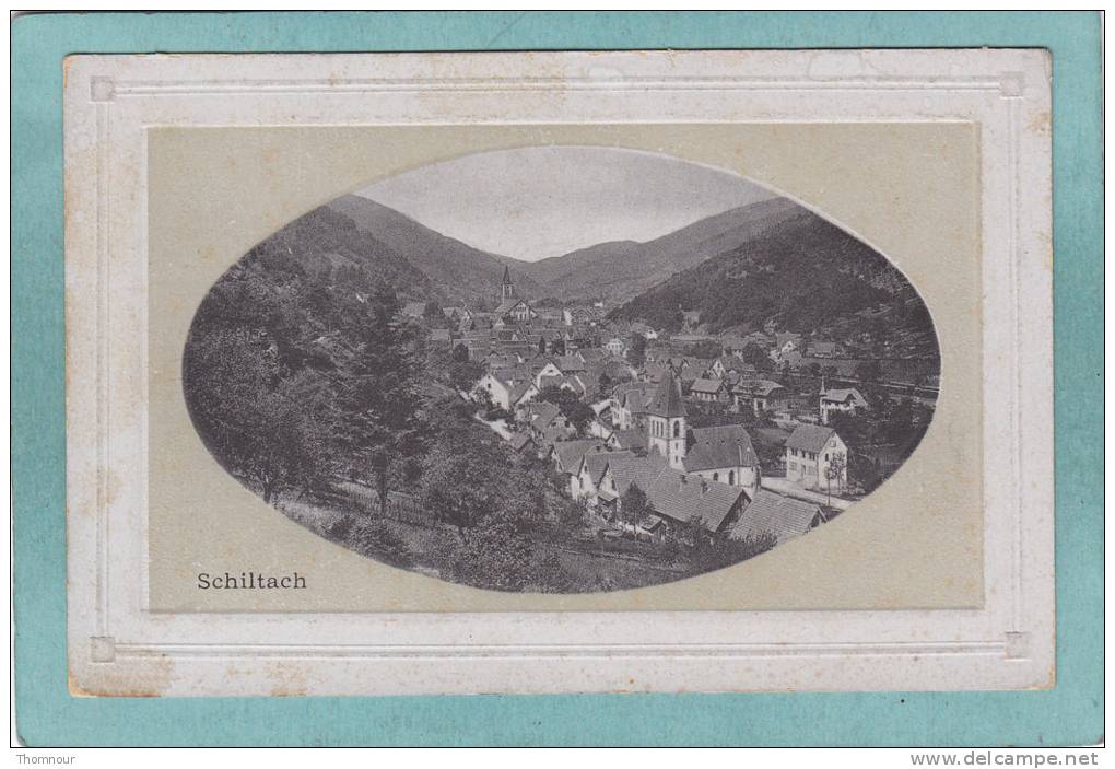 SCHILTACH  -   CARTE BORDS EN RELIEF  - - Schiltach