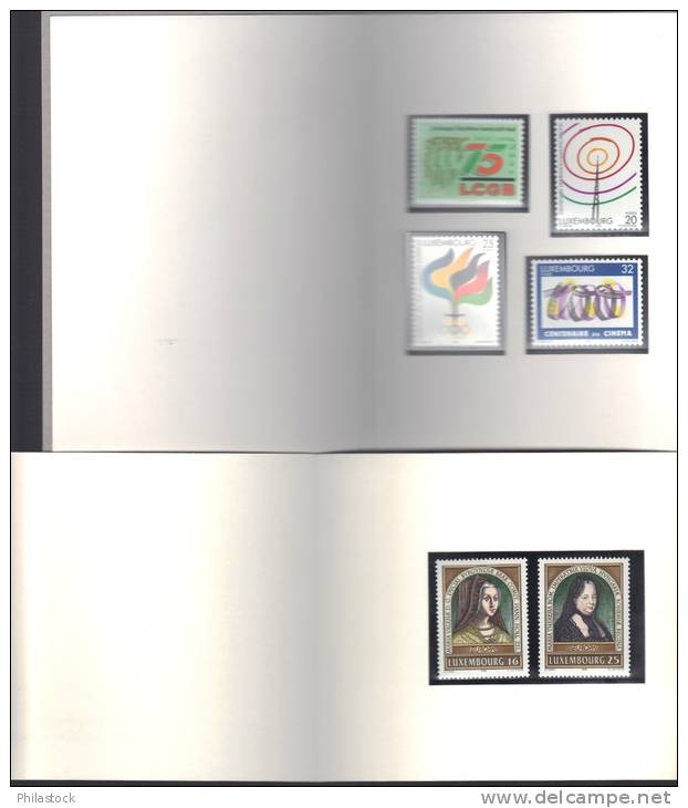 LUXEMBOURG N° 1330 à 1334, & 1340 à 1347 ** En 4 Petits Livrets Des Postes Luxembourgeoises - Unused Stamps