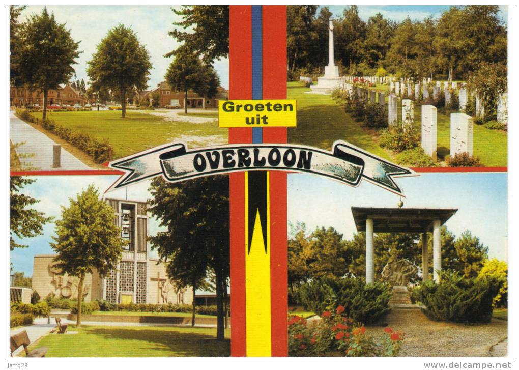 Nederland/Holland, Overloon, 4-luik, Ca. 1970 - Boxmeer