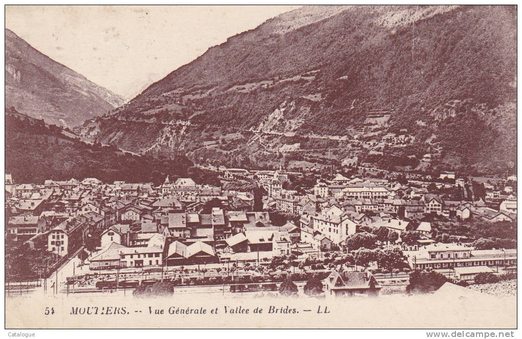 CPA  73 - MOUTIERS - Vue Gle Et Vallée De Brides - Moutiers