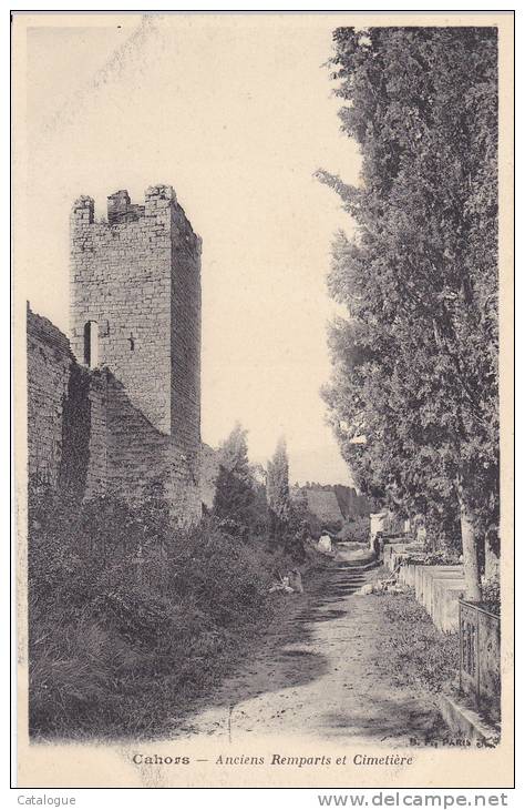 CPA 46 - CAHORS -  Ancien Remparts Et Cimetiére - Cahors