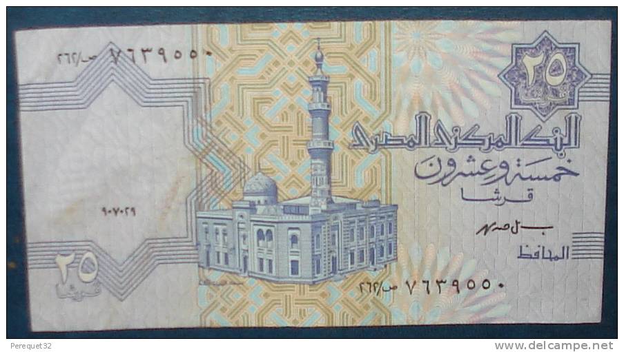 EGYPTE.25 Piastres. - Egypte