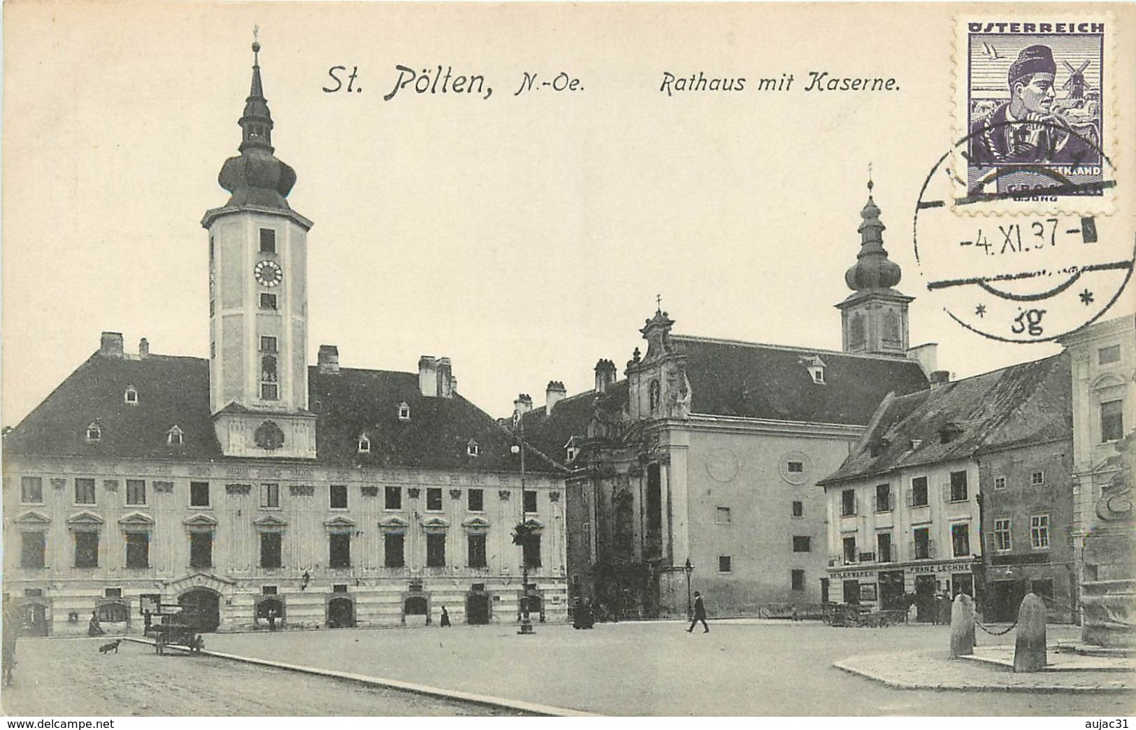 Autriche - Austria - Basse Autriche - Casernes - St Pölten - Sankt Pölten - Rathaus Mit Kaserne - Bon état Général - St. Pölten