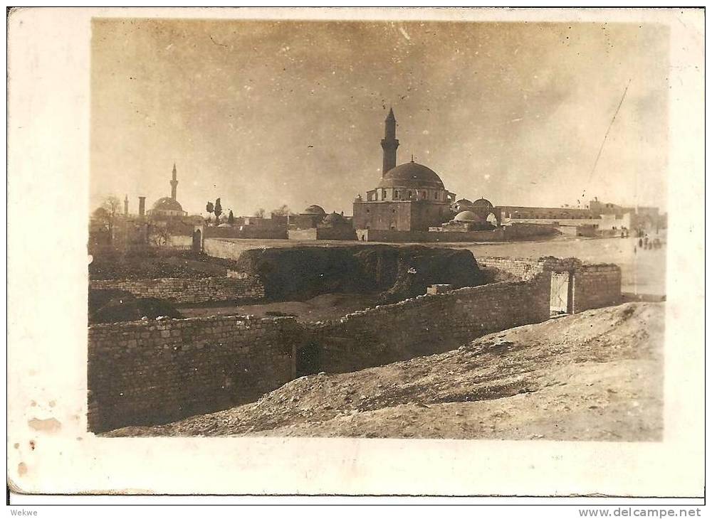 Yu-MZ013/  Makedonien,  Moscheen, Fernaufnahme 1918 - Jugoslawien