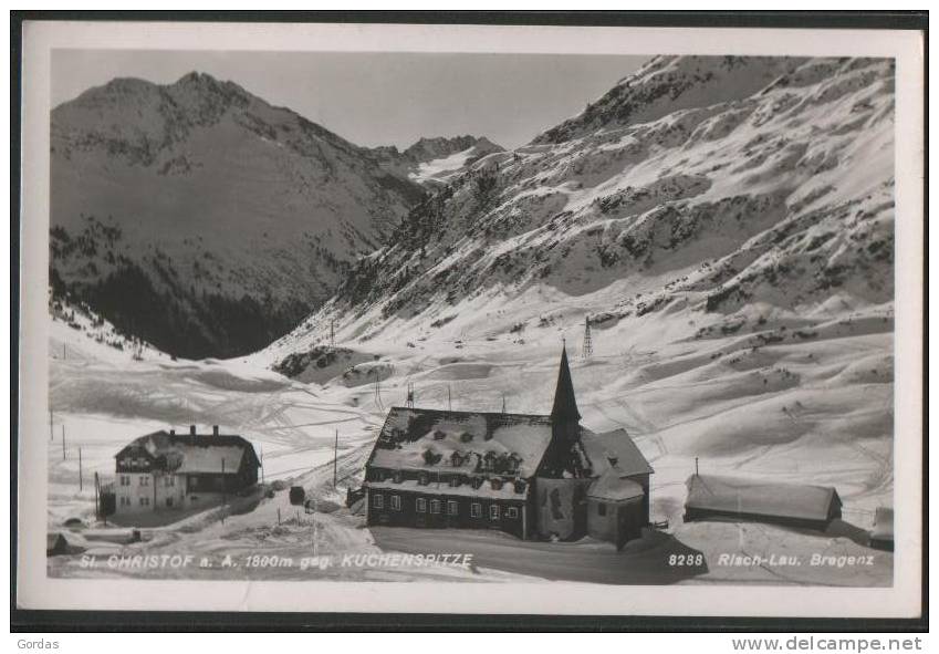 Austria - Tirol - Arlberg - St. Christof 1800 M - Bregenz - Risch Lau - Kirche - Bregenz