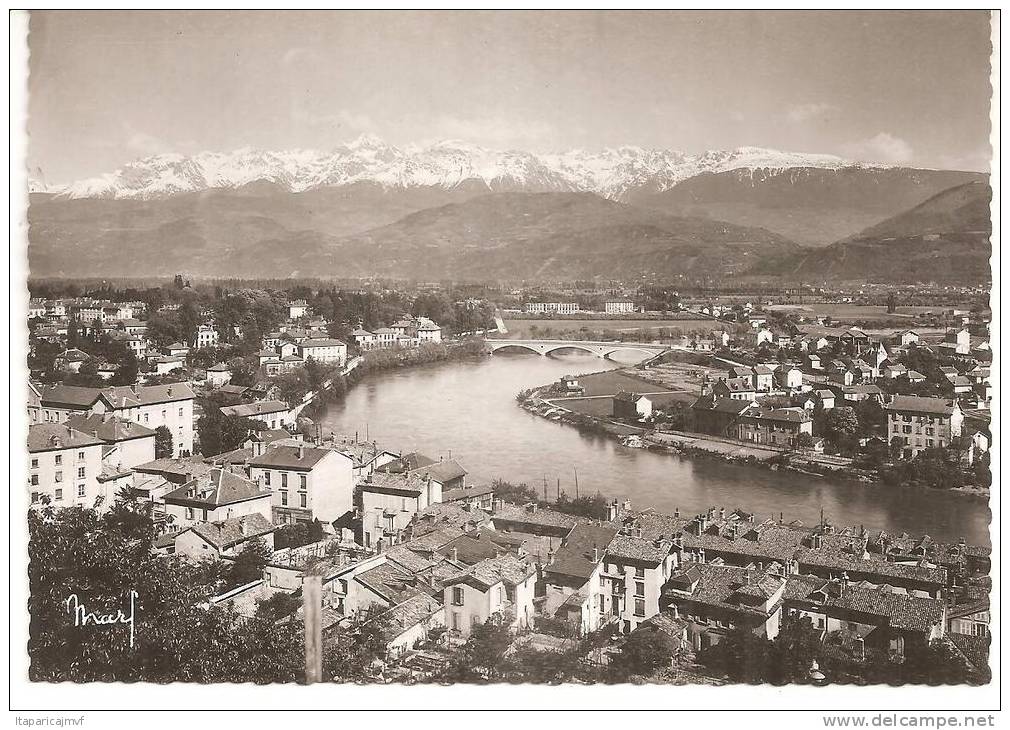 J  Isère :  GRENOBLE  : Vue   Sur La  Tranche - Grenoble