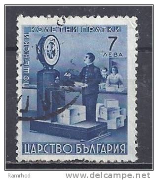 BULGARIA 1941 Parcel Post - 7l Weighing Machine FU - Sellos De Urgencia