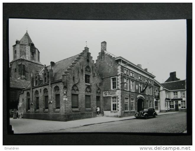 Maldegem. Repro Marktstraat Met Oud Stadhuis. - Maldegem