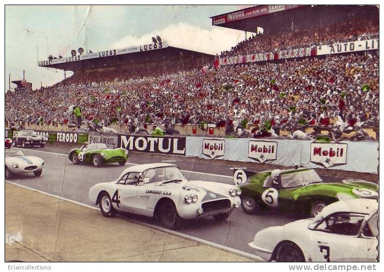 Sport  Automobile  Circuit Des 24 Heures Du  Mans  (pli) - Autres & Non Classés