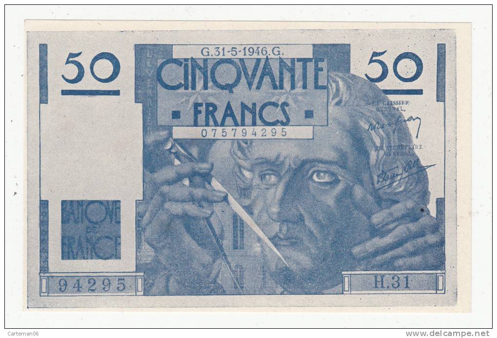 Billet - Billet D'école - 50 Francs Le Verrier (une Seule Façe) - Ficción & Especímenes