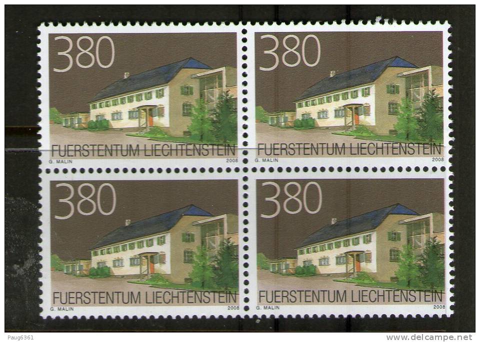 LIECHTENSTEIN 2008  NENDELN  BLOC DE 4  YVERT N°  NEUF MNH** - Ungebraucht