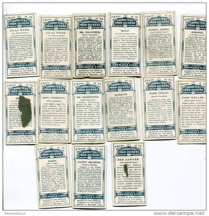 Cigarettes Players Player's 15 Chromos David Copperfield Dickens  Tapley ... - Player's