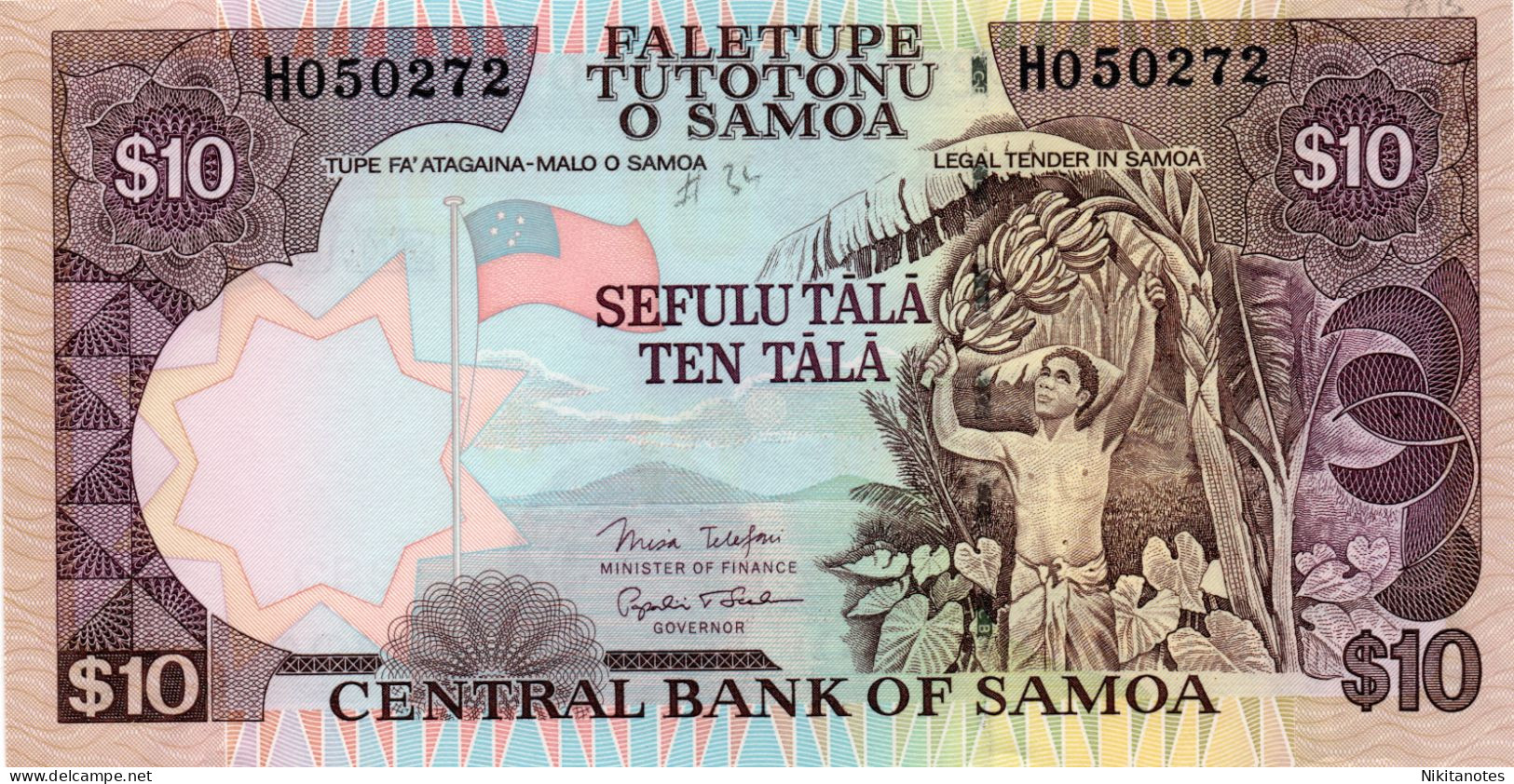 Samoa P.34b 10 Tala 2006 Unc See Scan Note - Samoa