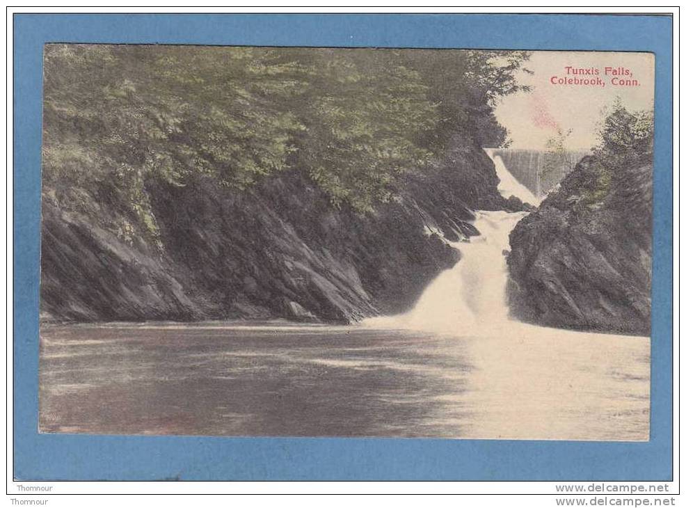 COLEBROOK  -  Tunxis  Falls  -  1916  -  BELLE CARTE  - - Other & Unclassified