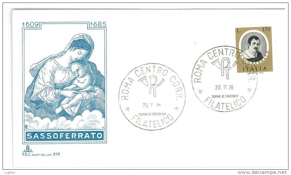 ITALIA REPUBBLICA - FDC - FIRST DAY COVER - SASSOFERRATO  - ANNO 1976 - CAPITOLIUM - OFFERTA SPECIALE - FDC