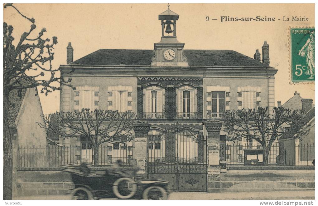 ( CPA 78 )  FLINS-SUR-SEINE  /  La Mairie  - - Flins Sur Seine