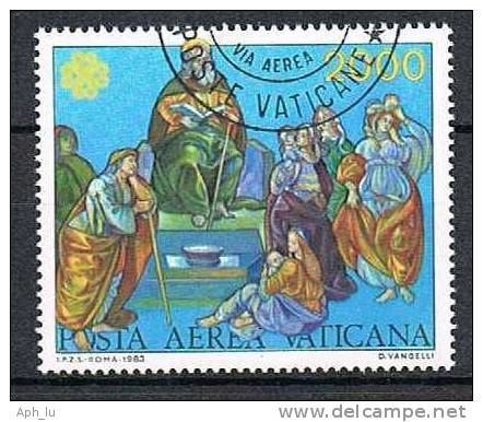 Vatikan, 1983 Weltkommunikationsjahr 2000 Lire, MiNr. 842 Gestempelt (a210105) - Oblitérés
