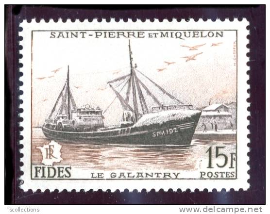 Saint Pierre Et Miquelon N°352 Chalutier Galantry - Neufs