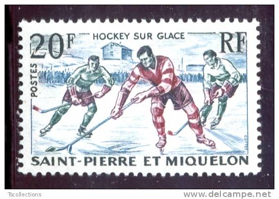 Saint Pierre Et Miquelon N°360 Hockey Sur Glace - Ungebraucht