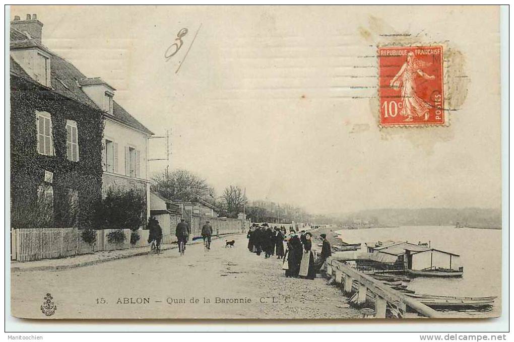 DEP 94 ABLON SUR SEINE QUAI DE LA BARONNIE - Ablon Sur Seine