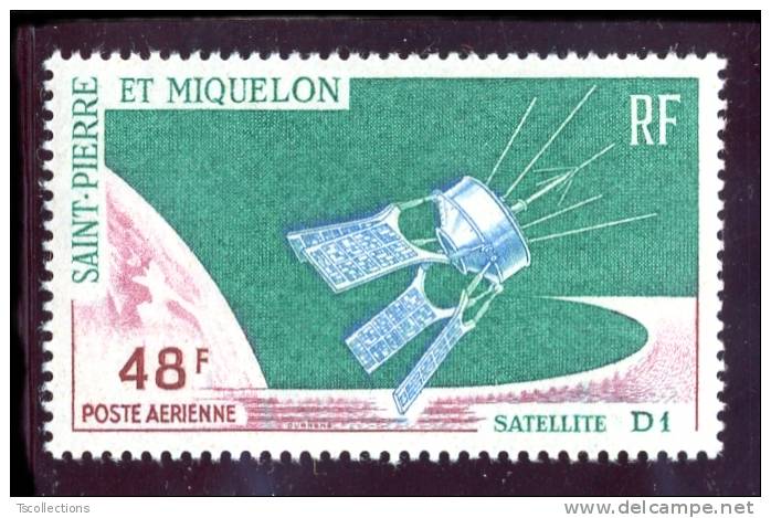 Saint Pierre Et Miquelon PA N°35 Satellite D1 - Neufs