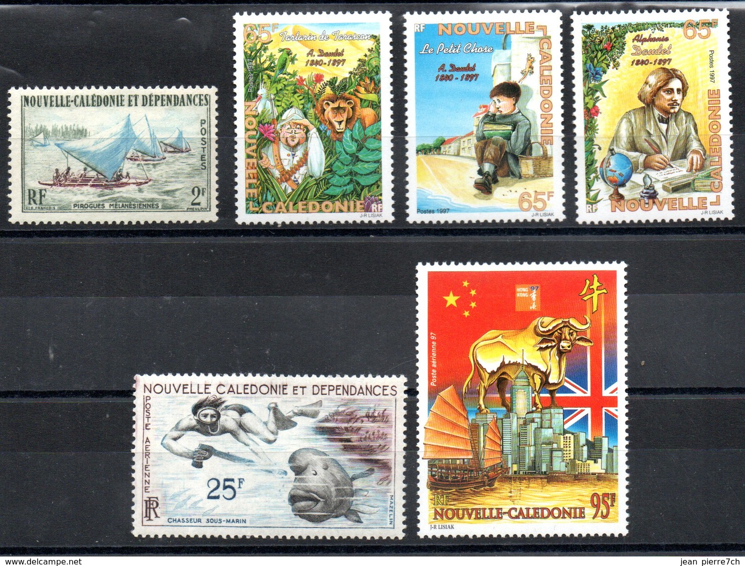 Nouvelle-Calédonie  Neukaledonien Y&T 302**, 726**, 728**, 729**, PA 69**, PA342**, - Unused Stamps