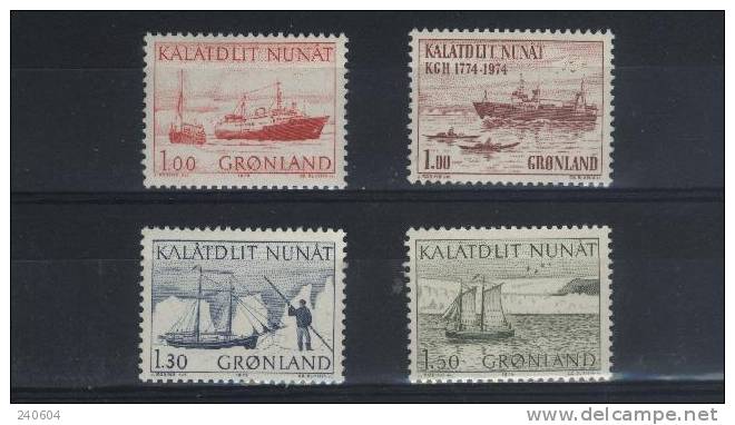 Timbres   Du N° 75-76-81-87  Neuf **  GROENLAND - Sonstige & Ohne Zuordnung