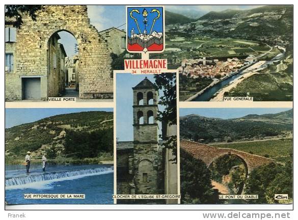 CP34430 - VILLEMAGNE - Carte Souvenir, Divers Aspects - Sonstige & Ohne Zuordnung