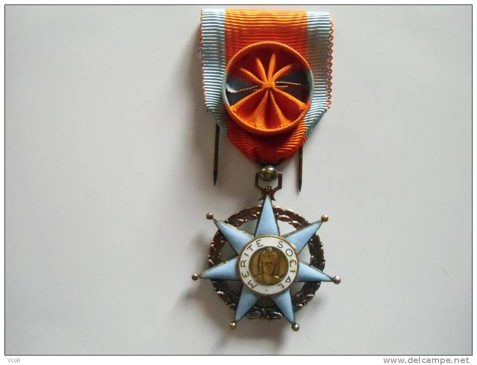 Médaille Du Mérite Sociale - Other & Unclassified