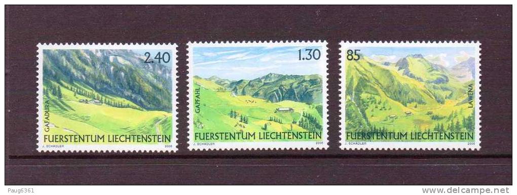 LIECHTENSTEIN 2006 PAYSAGES     YVERT N°1358/60  NEUF MNH** - Ongebruikt