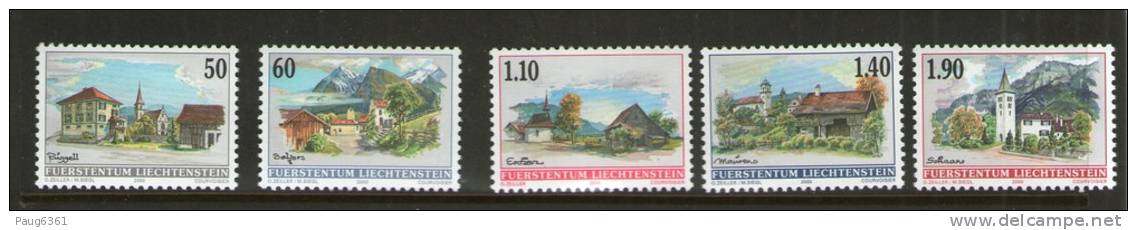 LIECHTENSTEIN 2000 COURANTS-VILLAGES  YVERT N°  NEUF MNH** - Unused Stamps