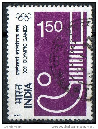 India 1976 Olympic Games Montreal 1r.50 Used  SG 816 - Used Stamps