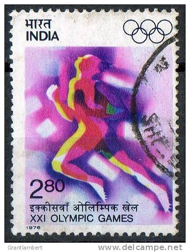 India 1976 Olympic Games Montreal 2r.80 Used  SG 817 - Used Stamps