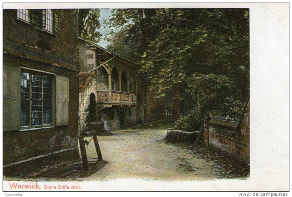 WARWICK  GUY´S CLIFFE MILL - OLD ENGLISH POSTCARD - UNCIRCULATED - Peacock - Warwick