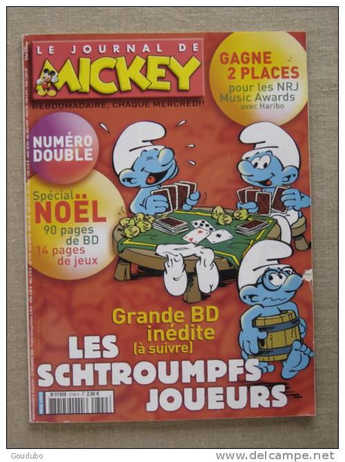 Les Schtroumpfs Joueurs Dans Jounal De Mickey N° 2740-2741. Voir 15 Photos. - Schtroumpfs, Les - Los Pitufos