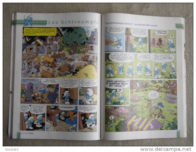 Les Schtroumpfs Joueurs Dans Jounal De Mickey N° 2740-2741. Voir 15 Photos. - Schtroumpfs, Les - Los Pitufos